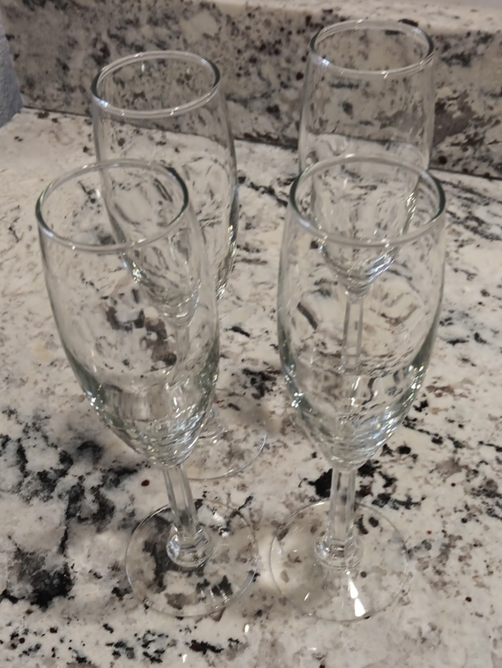 4 Vintage Cristal D'Arques Glasses